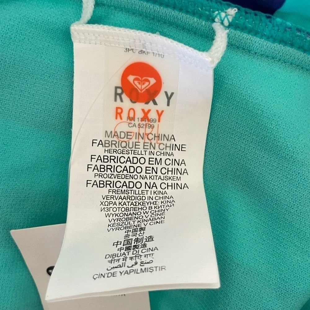 Roxy Teal Bikini Bottom
